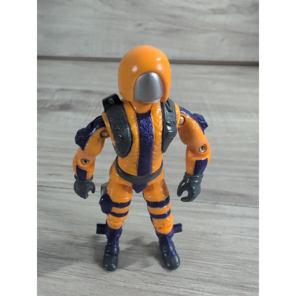 Vintage 1989 Hasbro G.I. Joe Cobra Heat Viper 4" Action Figure